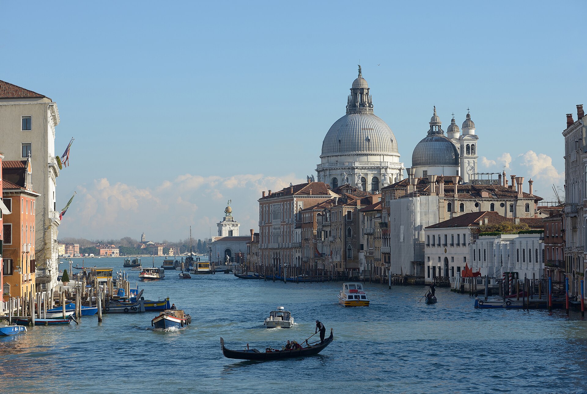 Venezia, il Canal Grande e la Basilica della Salute